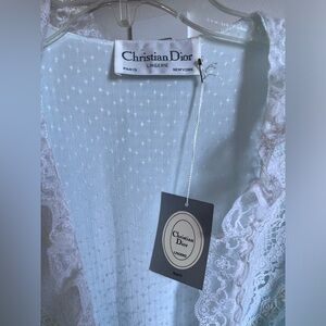 Never Worn with Tags - Vintage Dior Lingerie Lace Robe